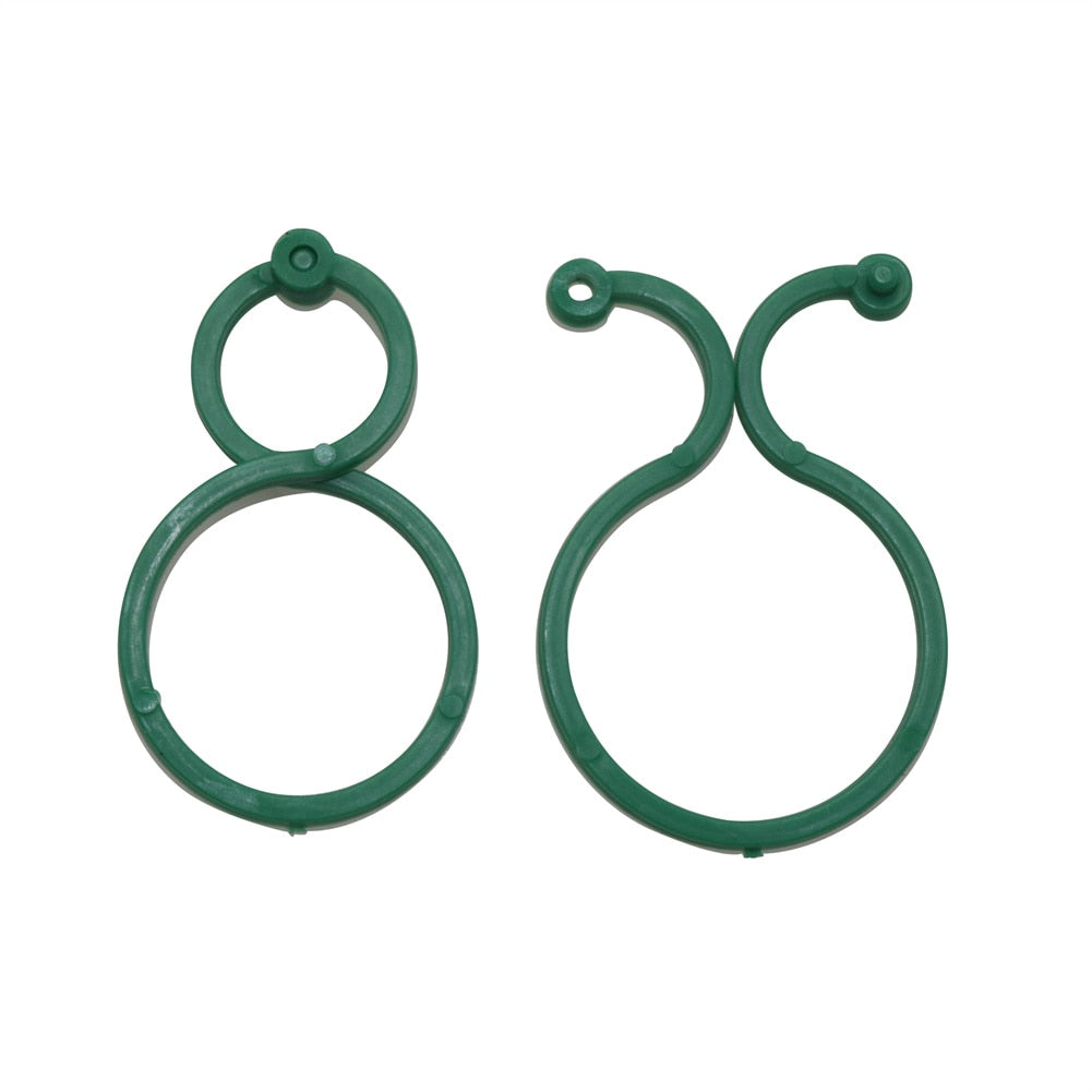 10-300 Pcs Garden Plant Twist Clip Ties Supports Vegetable New Tomato Growing Connects Protection Grafting Fixing Tool