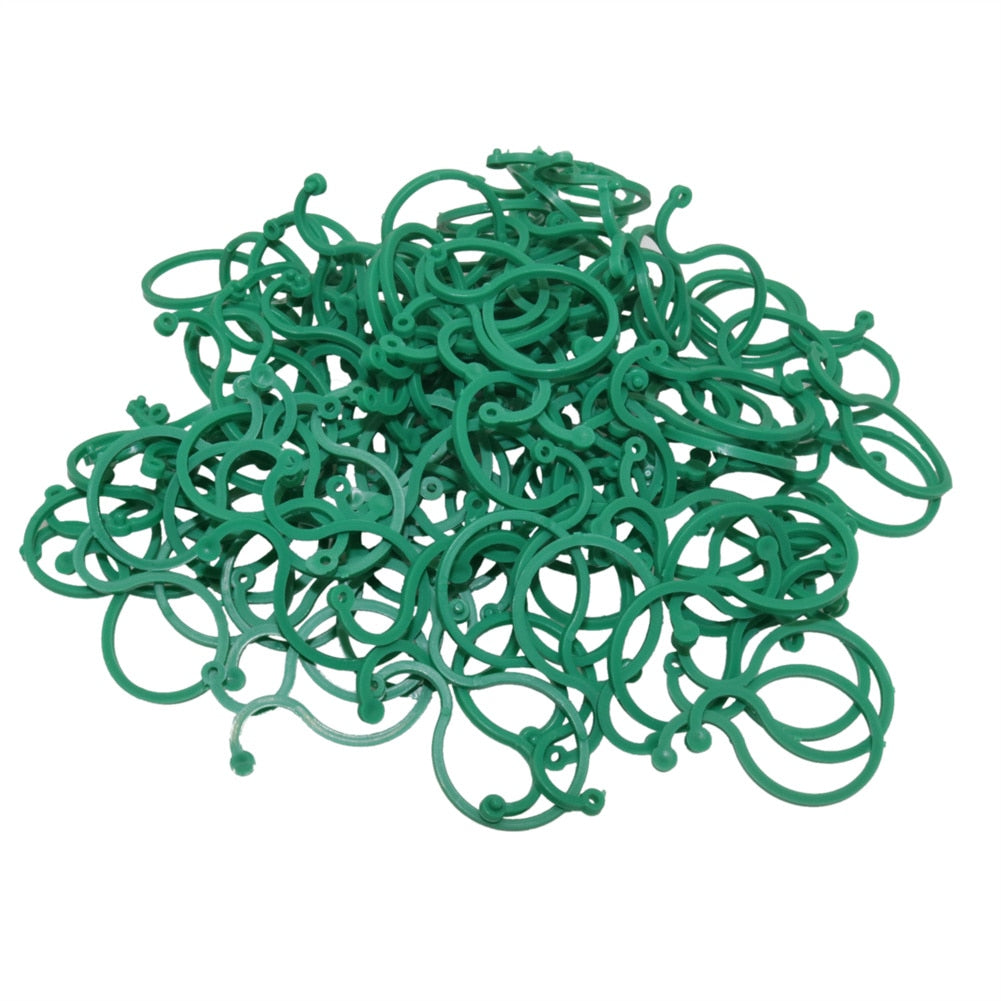 10-300 Pcs Garden Plant Twist Clip Ties Supports Vegetable New Tomato Growing Connects Protection Grafting Fixing Tool